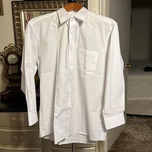 MONSIEUR GIVENCHY MENS WHITE COLOR CASUAL BUTTON DOWN SHIRT SIZE 43-82